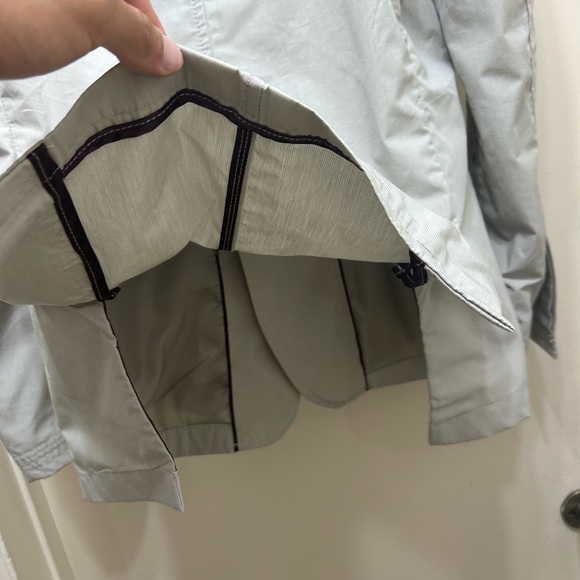 RNT23 Ron Tomson Jacket Jeans London Mens Size XL Gray Grey Pinstripes Light - Picture 9 of 14